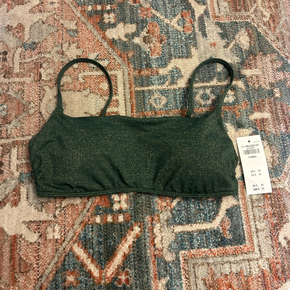 90s Scoopneck Bralette Swim Top XS